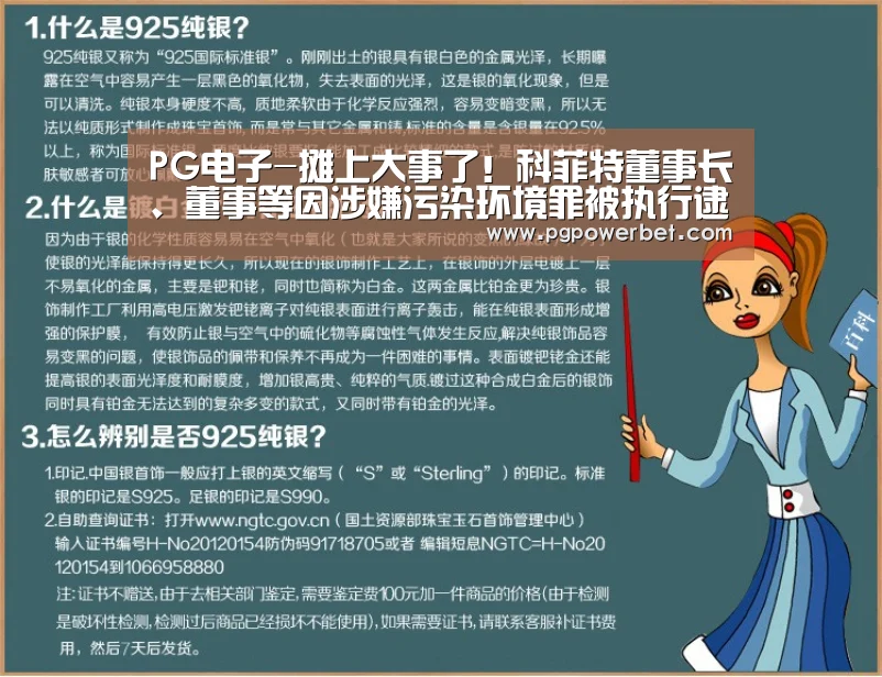 PG电子-摊上大事了!科菲特董事长、董事等因涉嫌污染环境罪被执行逮捕(图2) PG掌上